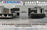 CERAMIC/SINTERED SURFACE SOLUTIONS PDF Ceramic Brochure lo… · Tenax USA’s latest solution for Dekton® and Ceramic Materials There’s no denying the latest trend of Dekton®