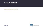 GSA AO2 - AISP 3 F 2 W ww.ais-inc.com Revision Dec 2018 ... AO2 Statement of Line 5 AO2 Finish Options 7 PANELS AO2 Panels Product Details 9 Non-Powered Hard Surface Panels 12 Powered