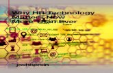 Why HR Technology Matters Now More Than Ever...7 WHY TECHNOLOGY W WHY HR TECHNOLOGY MATTERS NOW MORE THAN EVER The Kendall Group is a Michigan-based wholesale supplier for electrical,