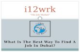 Best Job Openings in Dubai - i12wrk