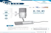 Digital Humidity and Temperature Sensor...Nov 25, 2019  · B-TH-01 57 mm 16 mm 18.2 mm OVERVIEW The Digital T/H Sensor is dedicated to B-TH-01 Temperature and Air Humidity Measurement