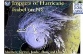 Impacts of Hurricane Isabel on NCFrisco, East of Hatteras Village. Isabel Inlet Andy Coburn, Program for the Study of Developed Shorelines, Duke University ... •Larger waves Æbreak