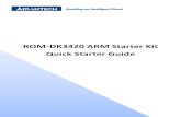 ROM-DK3420 ARM Starter Kit Quick Starter Guideadvdownload.advantech.com/productfile/Downloadfile2... · ARM Starter Kit is designed to give you more time to concentrate on your own