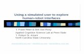 Using a simulated user to explore human-robot interfacesact-r.psy.cmu.edu/wordpress/wp-content/themes/ACT-R/workshops/… · Segman v3.1?Sensor module & Effector module – takes