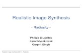 Realistic Image Synthesis · Realistic Image Synthesis SS19 –Radiosity Visibility for Analytic Form Factors • When it is known that no occluders between two interacting surfaces
