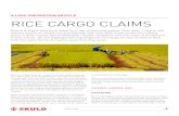 New A LOSS PREVENTION ARTICLE RICE CARGO CLAIMS · 2014. 6. 20. · cargo and arrange an independent tally Another problem associated with loading in Vietnam is poor check tallies