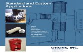 Standard and Custom Applications - Gagne, Inc · 2018. 3. 2. · 4 gagneinc.com gagneinc.com 5 GAGNE custom manufactures a wide variety of Air Bladders and Liquid Reservoirs. These