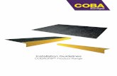Installation Guidelines - COBA Europe · 2019. 11. 20. · 3000 mm Installation Guidelines COBAGRiP® Product Range Disclaimer These methods of installation make no claim to being