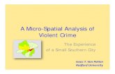 A Micro-Spatial Analysis of Violent Crimeivanpatt.asp.radford.edu/Research/A Micro-Spatial Analysis of Violent Crime.pdf– Crime at the neighborhood level. Roanoke, Virginia • Located