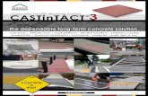 CASTinTACT Concrete Tactile Warning Panels 3 steel wire brush and rinse with clean water and hydra sponge