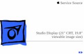 Studio Display (21 CRT, 19.8 viewable image size)tim.id.au/laptops/apple/displays/studio_display_21.pdf · The Studio Display (21" CRT, 19.8" viewable image size) supports screen