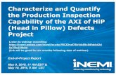 Characterize and Quantify the Production Inspection …thor.inemi.org/webdownload/2019/AXI-HiP_EoP.pdfProject Scope To characterize and quantify HiPdetection capabilities for AXI equipment