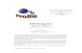 SWI-Prolog 5rbutler/courses/sam/manual_swi_5-6-59.pdf · Contents 1 Introduction10 1.1 SWI-Prolog. . . . . . . . . . . . . . . . . . . . . . . . . . . . . . . . . . . . . . .10 1.1.1