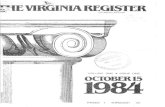 Virginia Register of Regulations Vol. 1 Iss. 1register.dls.virginia.gov/vol01/iss01/v01i01.pdf · PROPOSED REGULATIONS VIRGINIA DEPARTMENT OF AGRICULTURE AND CONSUMER SERVICES Title
