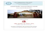 Annual Quality Assurance Report (AQAR) · Chandrapur College AQAR for the year 2016-17 Page 2 The Annual Quality Assurance Report (AQAR) of the IQAC The AQAR for the Academic Year
