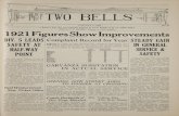 Two Bells - January 9, 1922 - Metrolibraryarchives.metro.net/DPGTL/employeenews/Two_Bells... · 2012. 8. 8. · 1 Vol.. II TWO BELLS JANUARY 9, 1922 No. 32 A Herald of Good Cheer