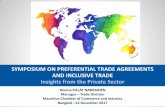 SYMPOSIUM ON PREFERENTIAL TRADE AGREEMENTS AND … · Rooma PILLAY NARRAINEN Manager – Trade Division Mauritius Chamber of Commerce and Industry Bangkok –14 December 2017 SYMPOSIUM