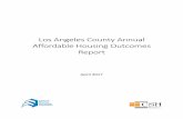 Los Angeles County Annual Affordable Housing Outcomes …...stakeholder engagement to “ground truth” key findings and ensure sensitivity to local context. The Committee reviewed