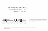 Wellington cbd cordon survey · GWRC Cordon Survey report 2019 4 | P a g e Cyclists The data shows the average number of cyclists crossing the cordon (inbound only) between 7 and