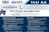 14U AA Flyer - SportsEngine€¦ · BEN ORENCIA THE PEHA ADVANTAGE COMPETITIVE GAMES Team will participate in jamborees & friendlies within the Pacific Northwest, possibly including