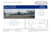 FOR SALE OR LEASE - images3.loopnet.com€¦ · FOR SALE OR LEASE 1850 W. Alexis Rd. Toledo, OH 43613 Office uilding Sale Price: $125,000 Lease Rate: $500.00/mo NNN Building Size: