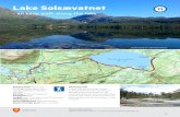 - an easy walk along the lake€¦ · 15 Lake Solsævatnet - an easy walk along the lake Starting point: From route 572 along Solsævegen road or Tjørnåni (halfway to the lake,
