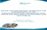 REPORT ON PREPARATORY WORKSHOP FOR ESTABLISHMENT … · Lab Task Force countries already under development was reviewed during the meeting and feedback was collected to revise the