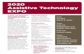 20 Assistive Technology EXPO · showcasing assistive technology for people of all ages Imagine everything you need, all under one roof! The SC Assistive Technology Expo is the go-to