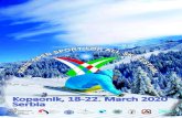 Kopaonik, 18-22. March 2020 Serbia · 2020. 1. 24. · o Daily departures from bus stations from Novi Sad, Belgrade and Nis During the winter season, many agencies provide mini buses