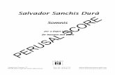 Salvador Sanchis Durà SCORE - AIMS · 2018. 1. 25. · Salvador Sanchis Durà Somnis per a violoncel i orquestra de vent Op. 86 Apartat de Correus 37 08190 Sant Cugat del Vallès