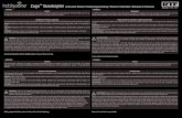 Zugo Quadcopter - Horizon Hobby · 2020. 3. 27. · Zugo™ Quadcopter Instruction Manual | Bedienungsanleitung | Manuel d’utilisation | Manuale di Istruzioni ® NOTICE All instructions,
