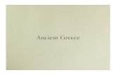 Ancient Greece - Wasson's Websitemrwasson.weebly.com/uploads/8/3/6/7/8367693/greece-geo.pdf · The Mediterranean Sea moderates GreeceÕs climate, cooling the air in the summer and