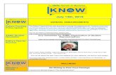 In The Know07-13-15med.umkc.edu/docs/sa/announcements/2015/InTheKnow-071315.pdf · you succeed academically. This week’s tip : It is not all about the test. Learn the material for
