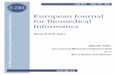 Volume 14 (2018), Issue 2 Special Topic - European Journal for Biomedical Informatics · 2020. 7. 29. · 3 Department of Medical Informatics, University of Amsterdam, ... the investigations