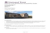 National Trust Bunkhouse Accessibility Guide...• Three bunk rooms, one room with 2 bunk beds and 2 rooms with 8 bunk beds, a combined shower and toilet facility Page 2 of 9 Pre-Arrival