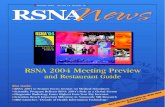 RSNA 2004 Meeting OCTOBER 2004 VOLUME 14, NUMBER 10 RSNA 2004 Meeting Preview and Restaurant Guide Also