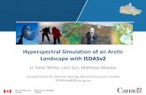 Hyperspectral Simulation of an Arctic Landscape with ISDASv2 · 2015. 9. 29. · e_em19 e_em20 Strathcona Sound Formation Victoria Bay Formation Simulation 1 : Nanisivik, Nunavut