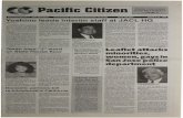 Pacific Citizen...Pacific Citizen Established 1929 National Publication of the Japanese American Citizens League (51.50 Postpaid U.S.) Newsstand: 25¢ #2772/VoI120, NO.5 ISSN: 0030-8579