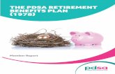 THE PDSA RETIREMENT BENEFITS PLAN (1978) · 2 Member Report Member Report 3 As at 31 December 2018, the Plan was worth £114m. Below is a snapshot of the Plan’s finances in the