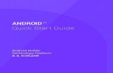 ANDROIDTM Quick Start Guidestatic.googleusercontent.com/media/ · ANDROID QUICK START GUIDE WELCOME TO ANDROID . 1. 1 . Welcome to Android. About Android 4.4. Android 4.4 (KitKat
