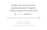 Oracle OpenWorld | San Francisco | 2008 · 2008. 9. 29. · Oracle OpenWorld | San Francisco | 2008 Leo Mrsic| Lantea Group Tibor Cuturilo | Tekstilpromet SessionID S299945 | 22.09.2008.