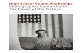 High School Studio Workshops Photographer Gordon Parks ... School Pr… · High School Studio Workshops Photographer Gordon Parks: The Power of the Picture National Gallery of Art