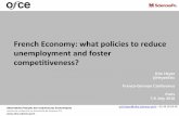 French Economy: what policies to reduce unemployment and ...€¦ · Franco-German Conference . Paris . 7-8 July 2016 @HeyerEric ... 2016. Recovery Budgetaryperiod with budgetary