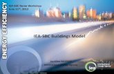 IEA-SBC Buildings Model · Sustainable Buildings Centre Project SBC project: Cutting energy use in the buildings sector by 2050 Analyze current buildings energy efficiency policies