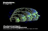 Automation with intelligence - Deloitte US...automation implementation has doubled since 2018. Eight per cent of executives say that they have deployed more than 51 automations. Yet