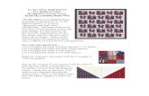 To The Nines Quilt Pattern For Quilts of Valor Designed by ... · Have fun making To The Nines! Designed for Quilts of Valor. Pattern may be shared, downloaded and quilts made for