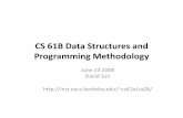 CS 61B Data Structures and Programming Methodologycs61b/su08/lec/lecture1.pdf · 2008. 6. 23. · First Java – by Kathy Sierra and Bert Bates (second edition, OReilly, 2005); •