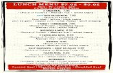 LUNCH MENU $7.95 - $9 - Que Onda Tacos + Tequila€¦ · HC Lunch Table Tent 8.15.19 Author: imenupro.com Subject: iMenuPro Menu -- 4 (v10) ...
