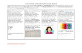 3-5 Choice Instructional Choice Board · PDF file 3-5 Choice Instructional Choice Board Parents/Guardians and students choose at least one choice from each subject area and complete