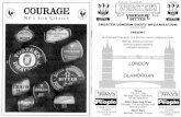 COURAGE - London Darts HISTORY/NICKYturner..."7 5" 'A' GAMES RULES APPLY AS THE BRITISH DARTS ORGANISATION Men's Result Men's singles 501 up. Straight start, finish on a double. Best